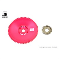 軽量アルミドライブフェイス【ディオ系/ジャイロ系/太軸用】レッド