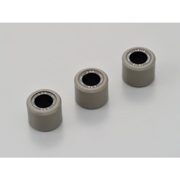 DWRウエイトローラー3個セット φ16×13mm ホンダ系 DIO/チェスタ＜AF62/68＞ / TODAY/F＜AF61/67＞ / ライブDIO-ZX (ALL)(3.5g)