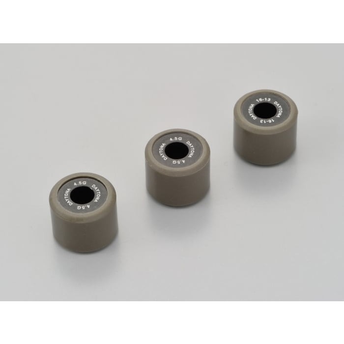 DWRウエイトローラー3個セット φ16×13mm ホンダ系 DIO/チェスタ＜AF62/68＞ / TODAY/F＜AF61/67＞ / ライブDIO-ZX (ALL)(4.5g)