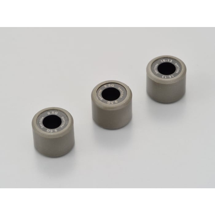 DWRウエイトローラー3個セット φ16×13mm ホンダ系 DIO/チェスタ＜AF62/68＞ / TODAY/F＜AF61/67＞ / ライブDIO-ZX (ALL)(9.5g)
