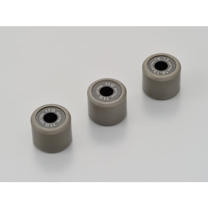 DWRウエイトローラー3個セット φ16×13mm ホンダ系 DIO/チェスタ＜AF62/68＞ / TODAY/F＜AF61/67＞ / ライブDIO-ZX (ALL)(11.0g)