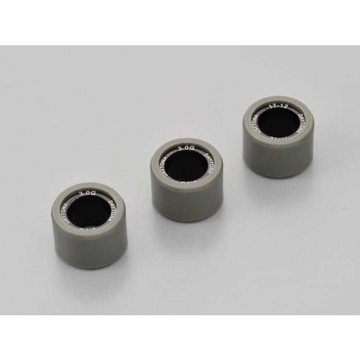 DWRウエイトローラー3個セット φ17×12mm スズキ系 アドレス110 / アドレスV100 / レッツ5/G＜CA47A＞ / レッツ4系 等(3.0g)
