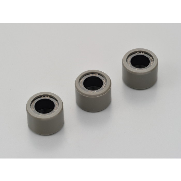 DWRウエイトローラー3個セット φ17×12mm スズキ系 アドレス110 / アドレスV100 / レッツ5/G＜CA47A＞ / レッツ4系 等(5.5g)