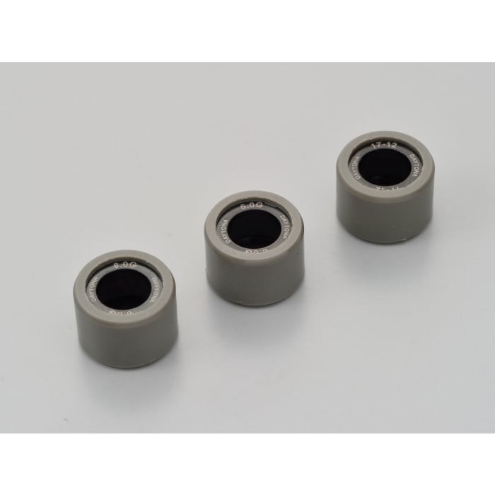DWRウエイトローラー3個セット φ17×12mm スズキ系 アドレス110 / アドレスV100 / レッツ5/G＜CA47A＞ / レッツ4系 等(6.0g)