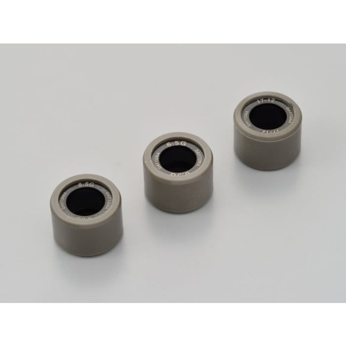 DWRウエイトローラー3個セット φ17×12mm スズキ系 アドレス110 / アドレスV100 / レッツ5/G＜CA47A＞ / レッツ4系 等(6.5g)