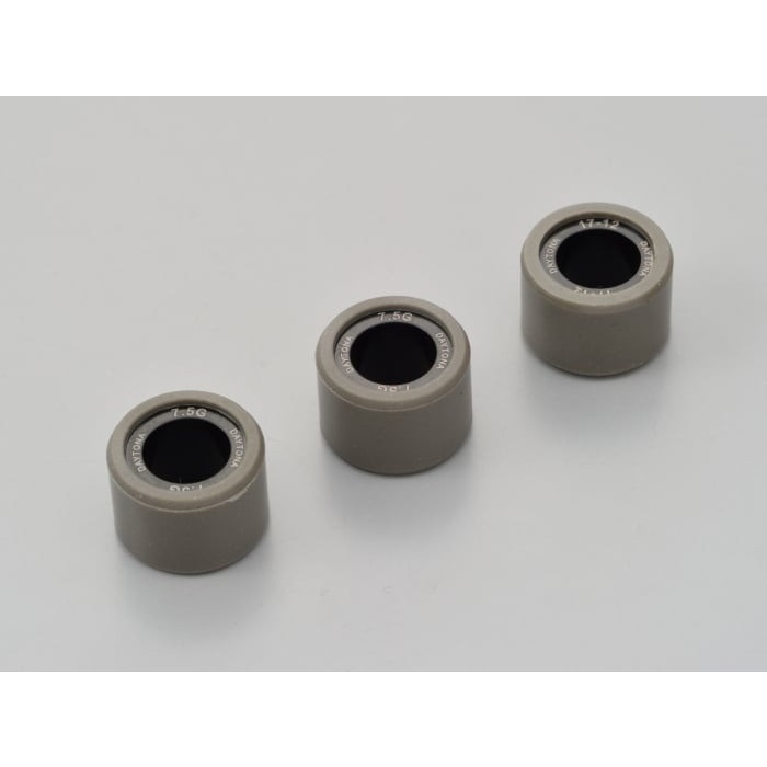 DWRウエイトローラー3個セット φ17×12mm スズキ系 アドレス110 / アドレスV100 / レッツ5/G＜CA47A＞ / レッツ4系 等(7.5g)