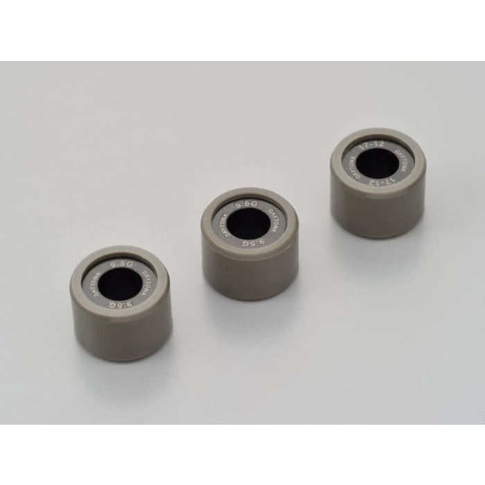 DWRウエイトローラー3個セット φ17×12mm スズキ系 アドレス110 / アドレスV100 / レッツ5/G＜CA47A＞ / レッツ4系 等(9.5g)