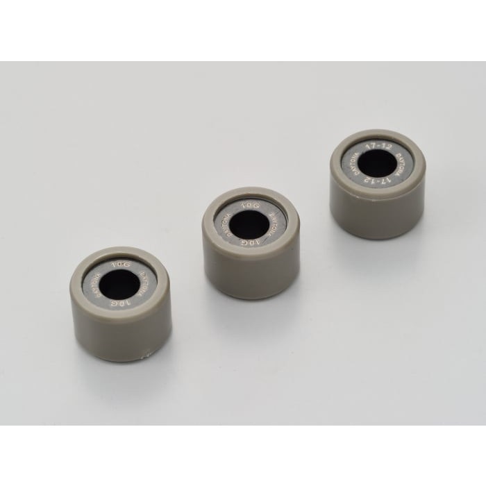 DWRウエイトローラー3個セット φ17×12mm スズキ系 アドレス110 / アドレスV100 / レッツ5/G＜CA47A＞ / レッツ4系 等(10.0g)