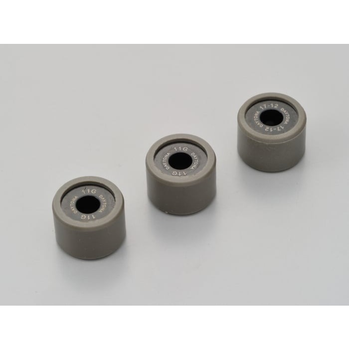 DWRウエイトローラー3個セット φ17×12mm スズキ系 アドレス110 / アドレスV100 / レッツ5/G＜CA47A＞ / レッツ4系 等(11.0g)