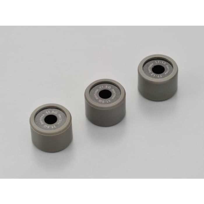 DWRウエイトローラー3個セット φ17×12mm スズキ系 アドレス110 / アドレスV100 / レッツ5/G＜CA47A＞ / レッツ4系 等(11.5g)