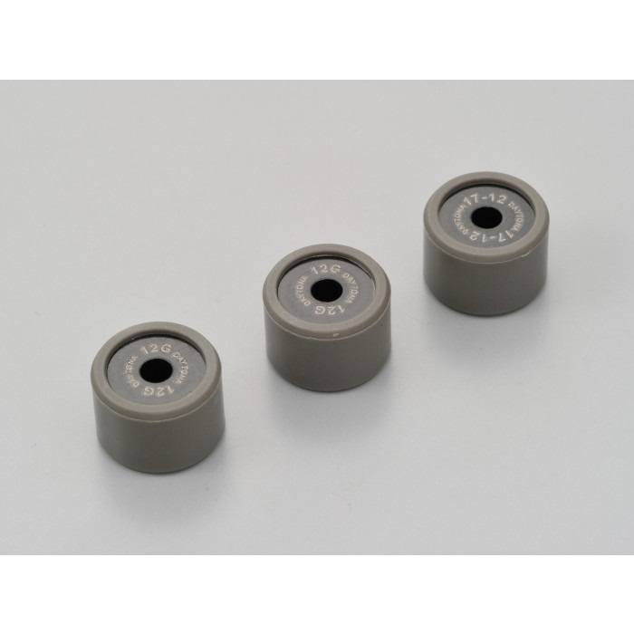 DWRウエイトローラー3個セット φ17×12mm スズキ系 アドレス110 / アドレスV100 / レッツ5/G＜CA47A＞ / レッツ4系 等(12.0g)