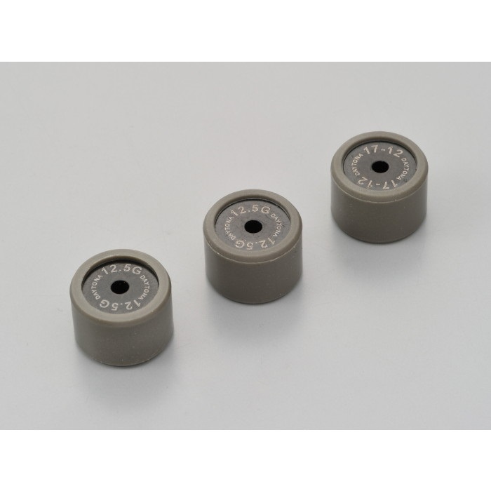 DWRウエイトローラー3個セット φ17×12mm スズキ系 アドレス110 / アドレスV100 / レッツ5/G＜CA47A＞ / レッツ4系 等(12.5g)
