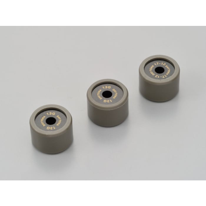 DWRウエイトローラー3個セット φ17×12mm スズキ系 アドレス110 / アドレスV100 / レッツ5/G＜CA47A＞ / レッツ4系 等(13.0g)