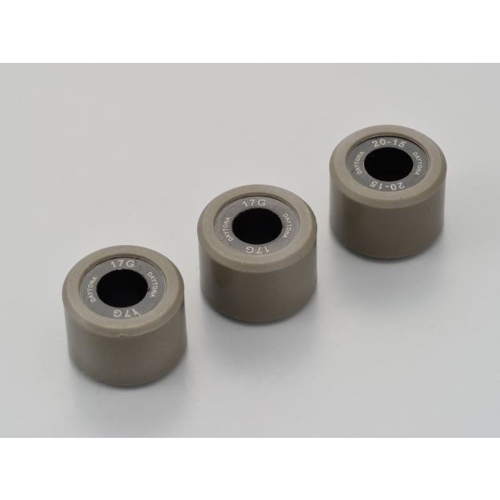 DWRウエイトローラー3個セット φ20×15mm PCX / LEAD125 / アドレスV125系(17.0g)