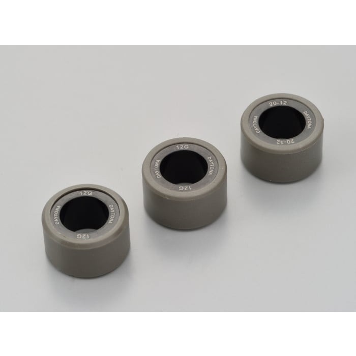 DWRウエイトローラー3個セット φ20×12mm ヤマハ系 マジェスティS＜2LD＞ / NMAX125 / NMAX155＜2DS/3BV/BV4＞(12.0g)