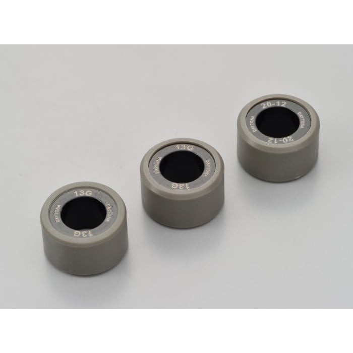 DWRウエイトローラー3個セット φ20×12mm ヤマハ系 マジェスティS＜2LD＞ / NMAX125 / NMAX155＜2DS/3BV/BV4＞(13.0g)