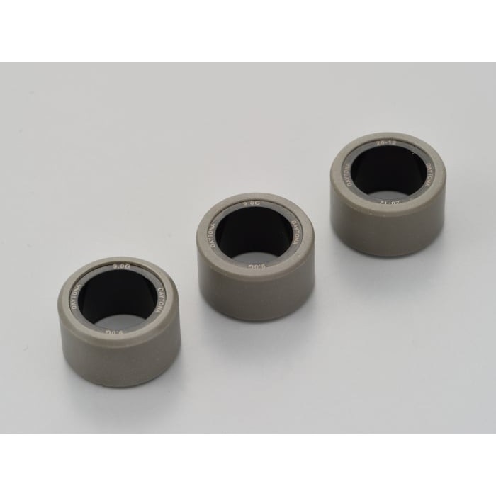DWRウエイトローラー3個セット φ20×12mm ヤマハ系 マジェスティS＜2LD＞ / NMAX125 / NMAX155＜2DS/3BV/BV4＞(9.0g)