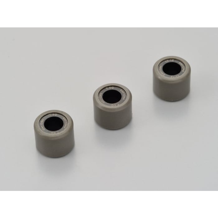 DWRウエイトローラー3個セット φ15×12mm ヤマハ系 JOG/デラックス/ZR (FI)＜SA36J/39J＞ / Vino/モルフェ＜5ST/13P/37B＞ 等(7.5g)