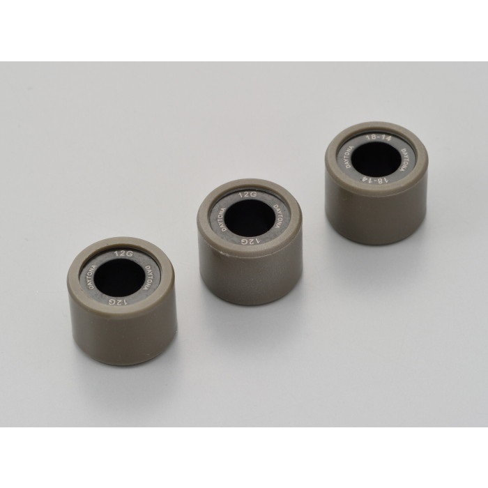 DWRウエイトローラー3個セット φ18×14mm ホンダ系 Dio110＜国内仕様JF31＞ / LEAD110/EX (FI) ＜JF19＞等(12.0g)