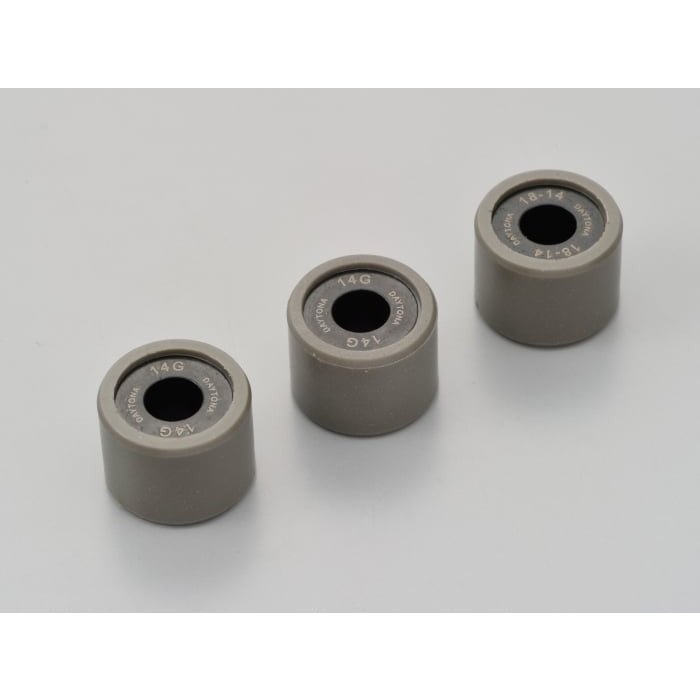 DWRウエイトローラー3個セット φ18×14mm ホンダ系 Dio110＜国内仕様JF31＞ / LEAD110/EX (FI) ＜JF19＞等(14.0g)