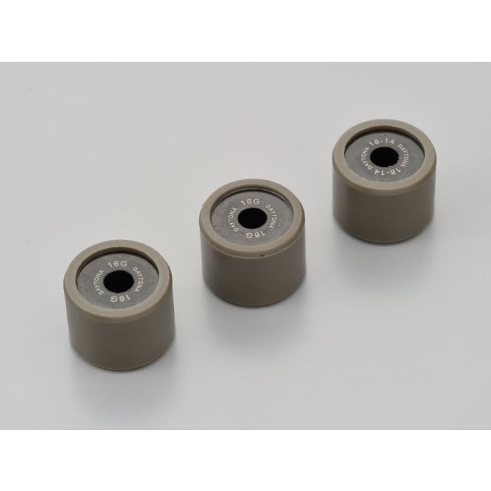 DWRウエイトローラー3個セット φ18×14mm ホンダ系 Dio110＜国内仕様JF31＞ / LEAD110/EX (FI) ＜JF19＞等(16.0g)