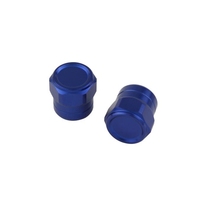フルビレットエアーバルブキャップ ショートデザイン(ブルー)