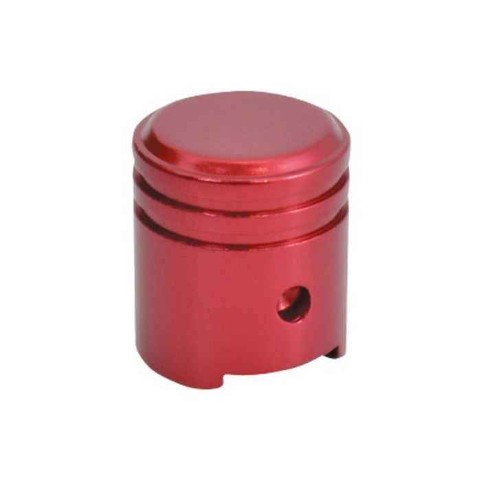エアバルブ SMALL PISTON（高さ：14mm　直径：12mm）(RED)