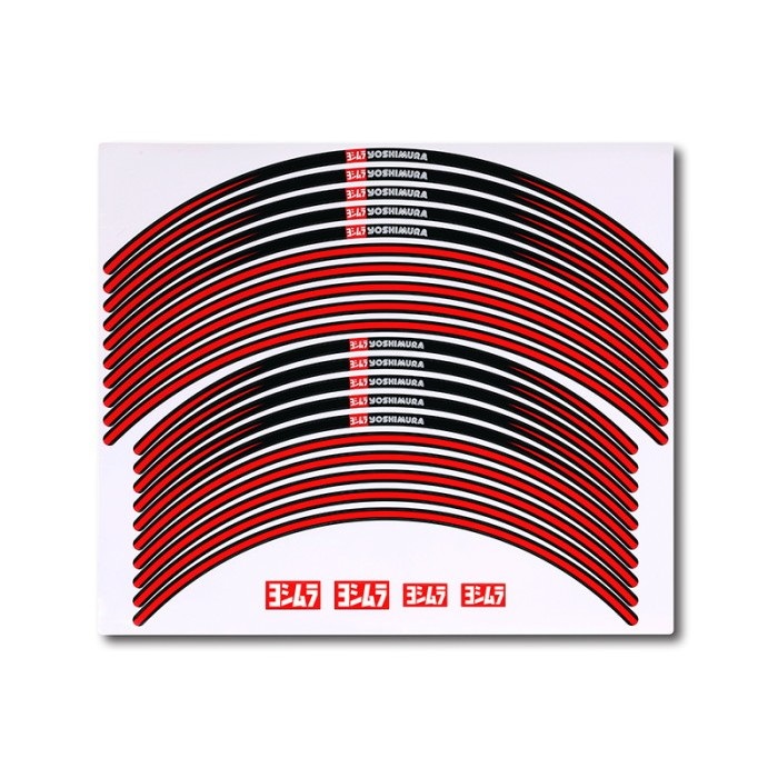 リムステッカーTYPE-A (21/18-19インチ)｜エアバルブキャップ