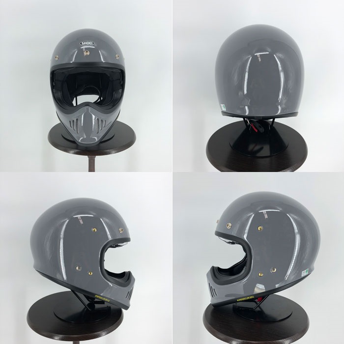 SHOEI EX-ZERO グレー ヘルメット 高まっ SENA30K-SP46付き