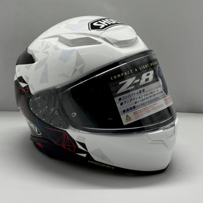 在庫限り】Z-8 ORIGAMI TC-5 BLACK/WHITE フルフェイスヘルメット 
