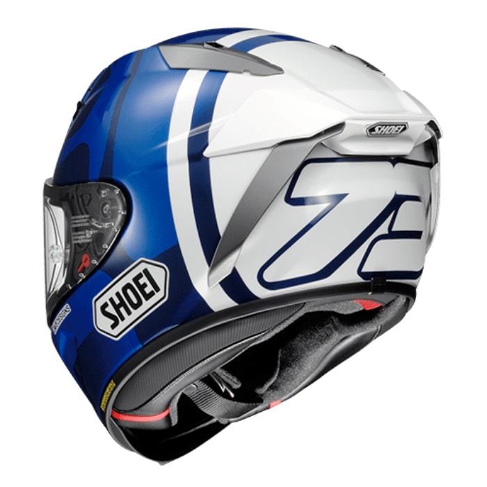 在庫限り】 X-Fifteen A.MARQUEZ73 V2 TC-2 BLUE/WHITE フルフェイス 
