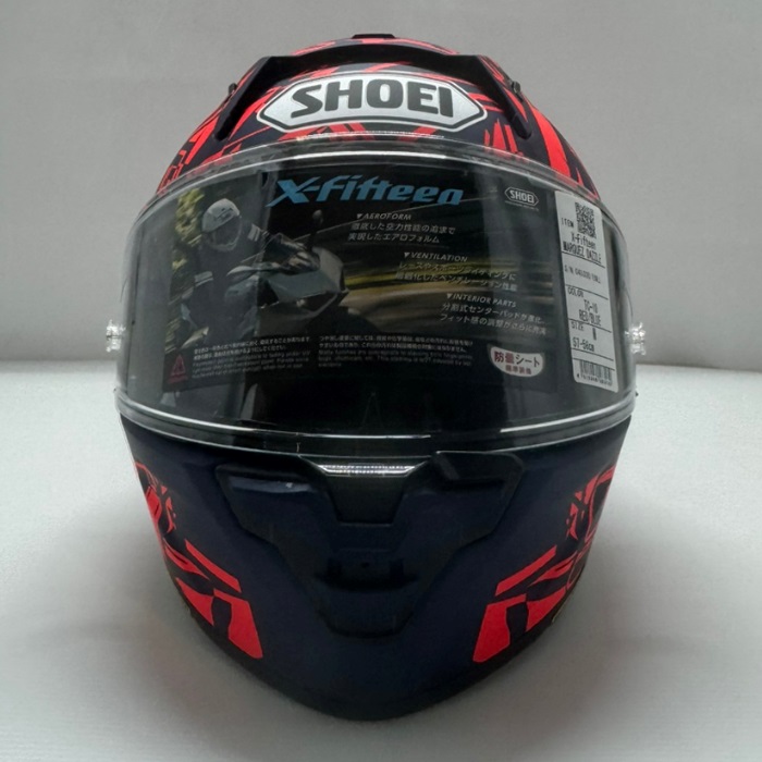 在庫限り】 X-Fifteen X-Fifteen MARQUEZ DAZZLE TC-10 RED/BLUE フル 