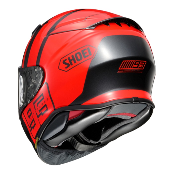 Z-8 MM93 COLLECTION TRACK TC-1 RED/GREY フルフェイスヘルメット 