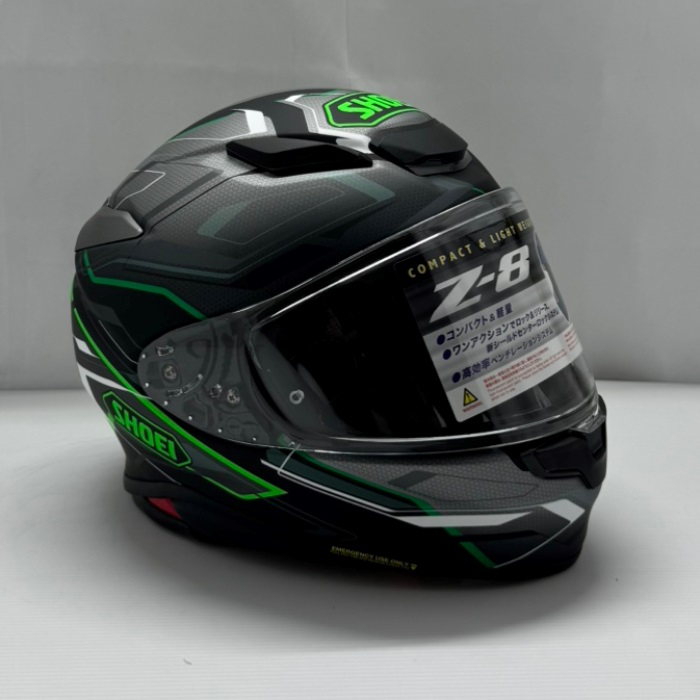 在庫限り】Z-8 CAPRICCIO TC-4 GREEN/BLACK フルフェイスヘルメット 
