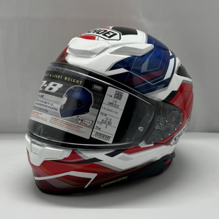 在庫限り】Z-8 CAPRICCIO TC-10 BLUE/RED フルフェイスヘルメット 