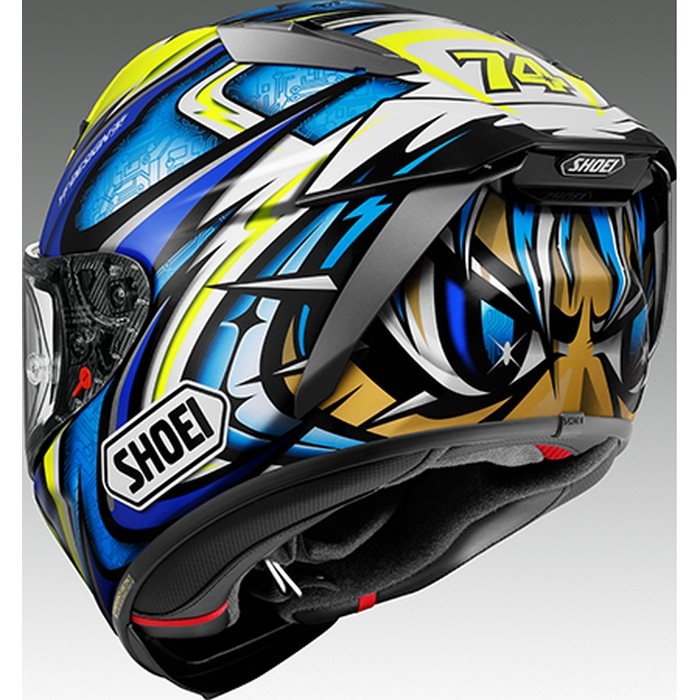 在庫限り】 X-Fifteen DAIJIRO TC-3 YELLOW/BLUE フルフェイス 