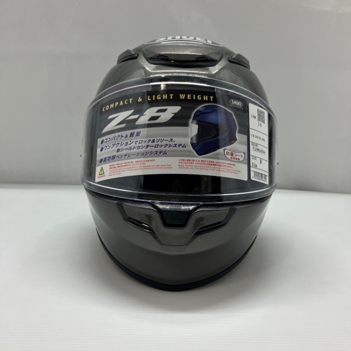 在庫限り】Z-8 アンスラサイトメタリック フルフェイスヘルメット 