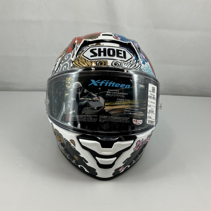 SHOEI ショウエイ マルケス モテギ CR-1ガラスコーティング施行済み MARQUEZ X-Fifteen MOTEGI5 MOTEGI5[エックス マルケス日本GP仕様に新カラー登場！ SHOEI「X-Fifteen