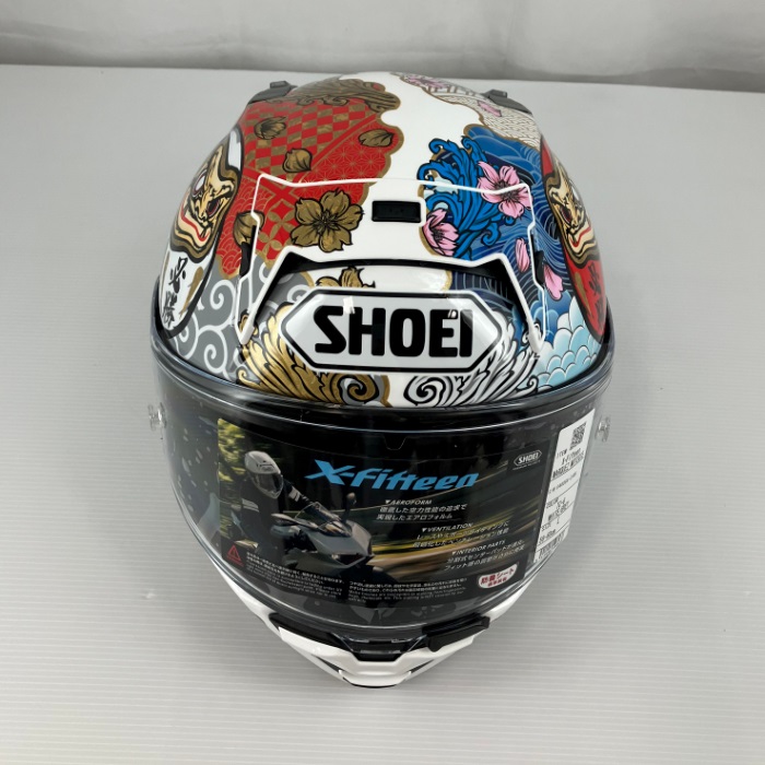 SHOEI ショウエイ マルケス モテギ CR-1ガラスコーティング施行済み MARQUEZ X-Fifteen MOTEGI5 MOTEGI5[エックス マルケス日本GP仕様に新カラー登場！ SHOEI「X-Fifteen