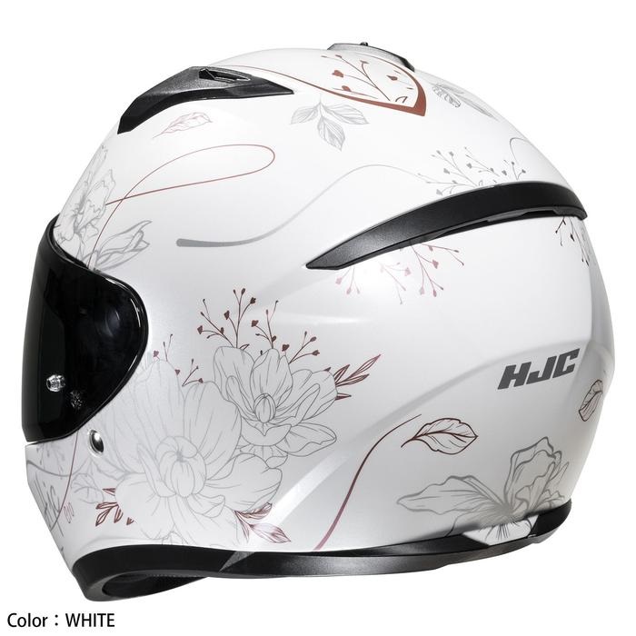 HJH237 C10 エピック フルフェイスヘルメット WHITE｜フルフェイス 
