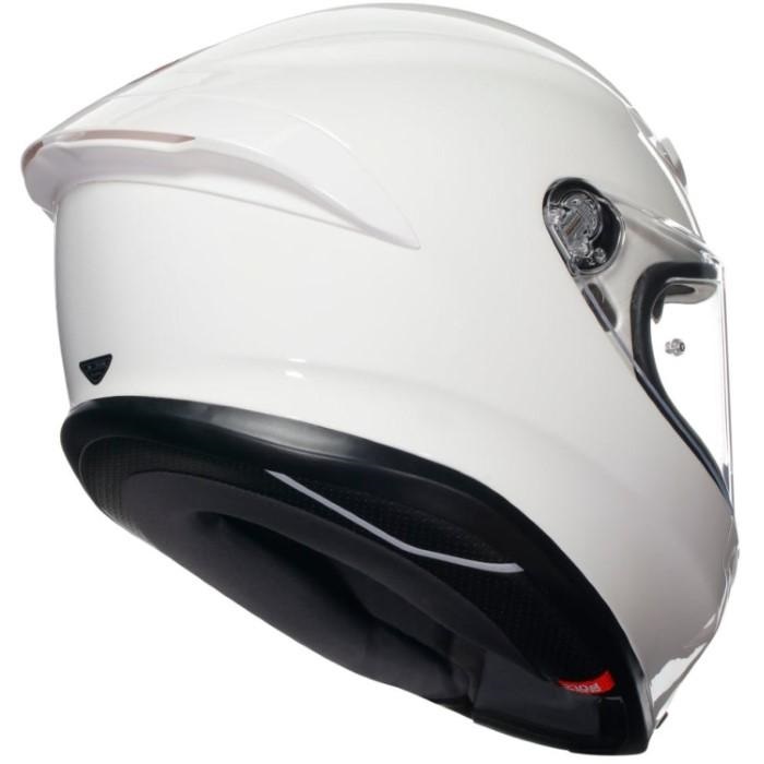 K6 S JIST Asian Fit フルフェイスヘルメット WHITE｜フルフェイス 