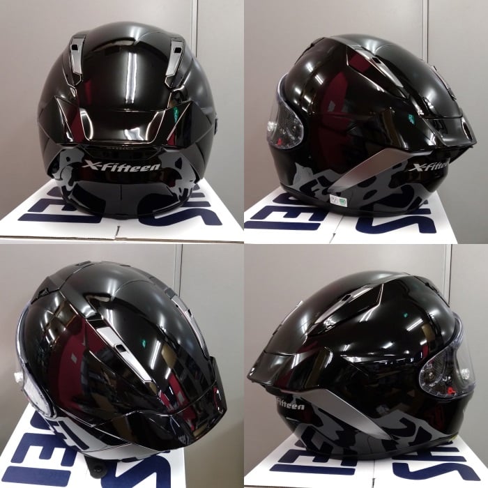 SHOEI X-15 X-Fifteen Black Full Face Helmet Size S 55-56cm