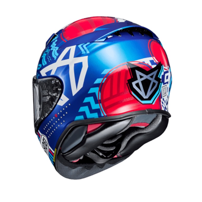 在庫限り】Z-8 DIGGIA TC-10 BLUE/RED フルフェイスヘルメット｜フル