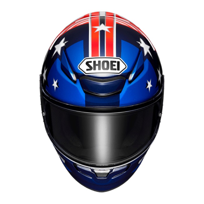 セキュリティ・セーフティ SHOEI Z-8 MARQUEZ AMERICAN SPIRIT TC-10 在庫限り】Z-8 MARQUEZ AMERICAN SPIRIT TC-10 BLUE/RED フル