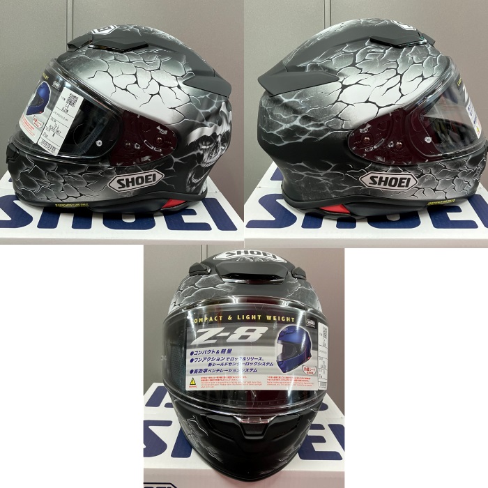 在庫限り】Z-8 GLEAM TC-5 BLACK/GREY フルフェイスヘルメット｜フル