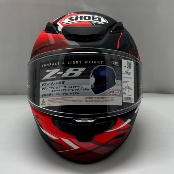 Z-8 CAPRICCIO TC-1 RED/BLACK フルフェイスヘルメット｜フル