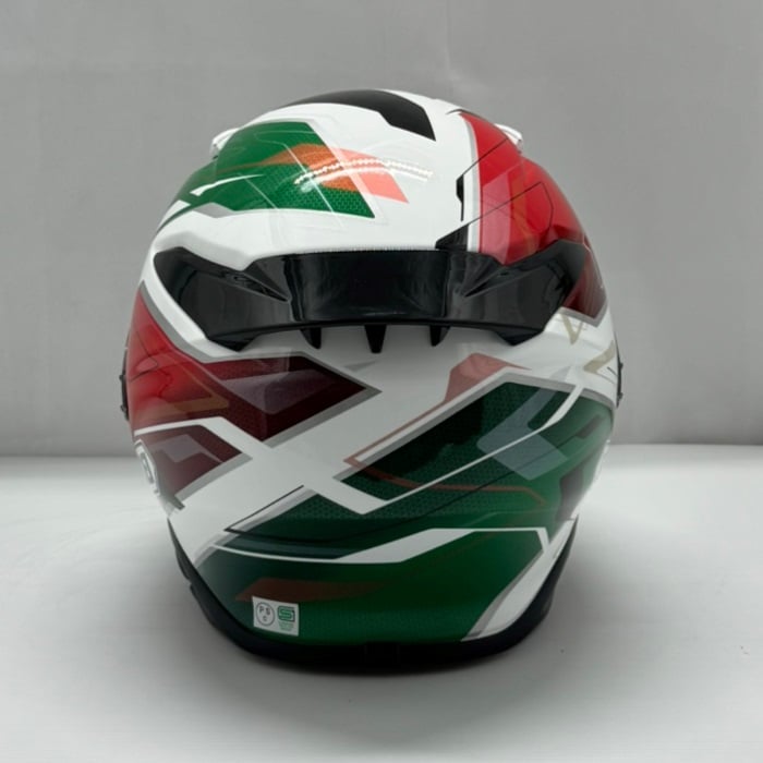 Z-8 CAPRICCIO TC-11 GREEN/RED フルフェイスヘルメット｜フルフェイス