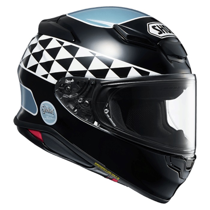 在庫限り】Z-8 Shakin' SPEED GRAPHIX TC-2 BLUE/BLACK フルフェイス