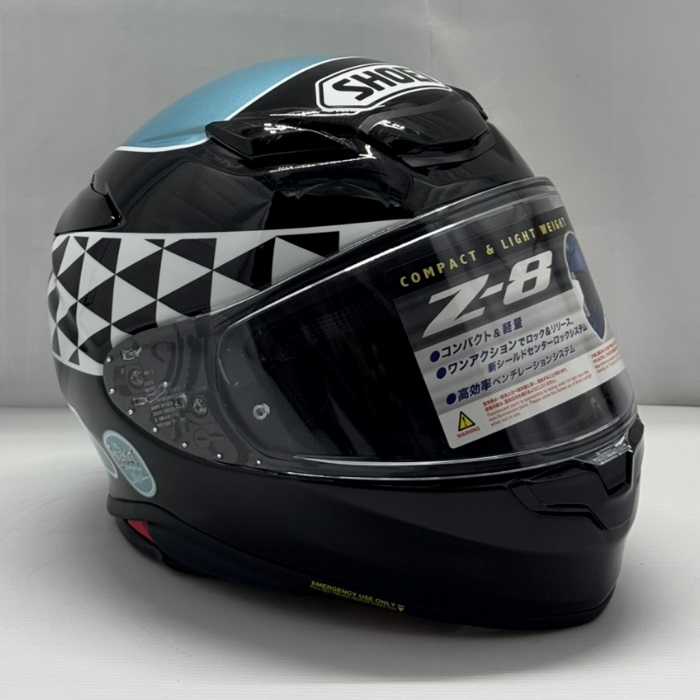 在庫限り】Z-8 Shakin' SPEED GRAPHIX TC-2 BLUE/BLACK フルフェイス