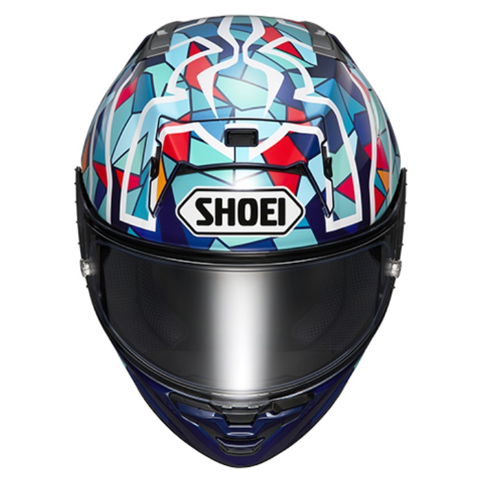 X-Fifteen MARQUEZ BARCELONA TC-10 BLUE/GREEN フルフェイス